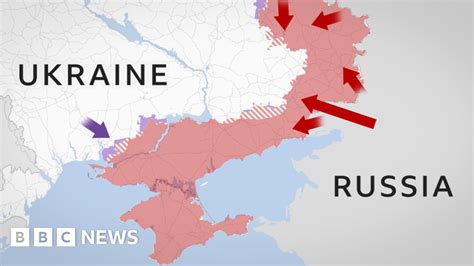 bbc ukraine war day by day map